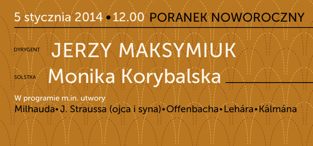 NOSPR i Maksymiuk w noworocznym nastroju