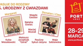 Muzyczne urodziny Portu Łódź Muzyka, LIFESTYLE - Port Łódź zaprasza na urodzinowy weekend, podczas którego wystąpią gwiazdy polskiej sceny muzycznej. W najbliższą sobotę na scenie w atrium pojawi się Margaret, natomiast w niedzielne popołudnie najpopularniejszy słowiański duet Donatan i Cleo.