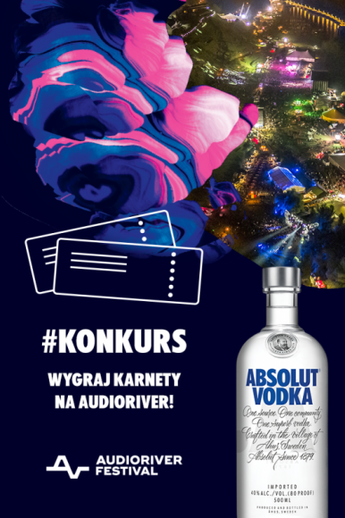 Festiwalowy weekend w elektronicznych rytmach – do wygrania bilety na Audioriver Muzyka, LIFESTYLE - Już niedługo 14. edycja festiwalu muzyki elektronicznej Audioriver. Na festiwalowiczów czekać będzie cały szereg atrakcji, w tym strefa partnera Audioriver – marki Absolut, promującej konkurs, w którym do wygrania jest 10 podwójnych zaproszeń na to wydarzenie.