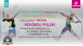 SIEMACHA będzie bić w Krakowie Rekord Polski na największą mozaikę z jabłek Sztuka, LIFESTYLE - To będzie rekordowa pod każdym względem Olimpiada Sportowa, która odbędzie się już 8 czerwca 2019 roku w Krakowie.